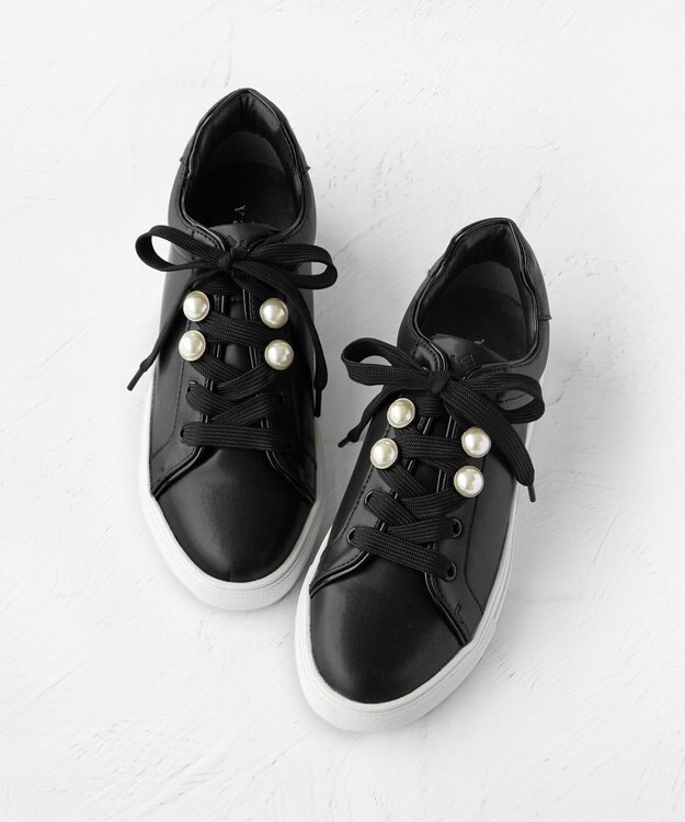 TOCCA 【晴雨兼用】PEARL POINT RAIN SNEAKERS スニーカー ブラック系