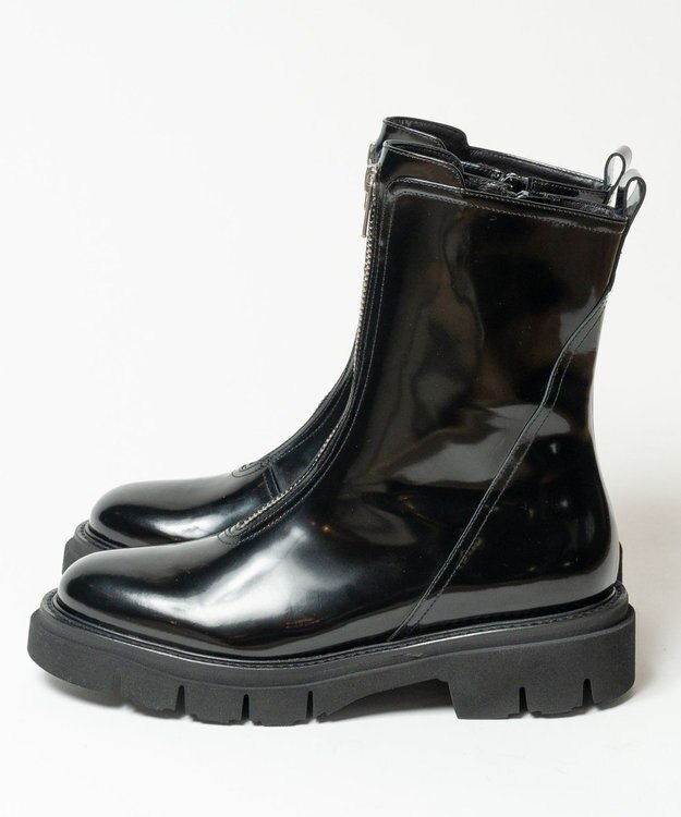 BONTRE 【LucaGrossi/ルカグロッシ】センタージップミドルブーツ ブラック