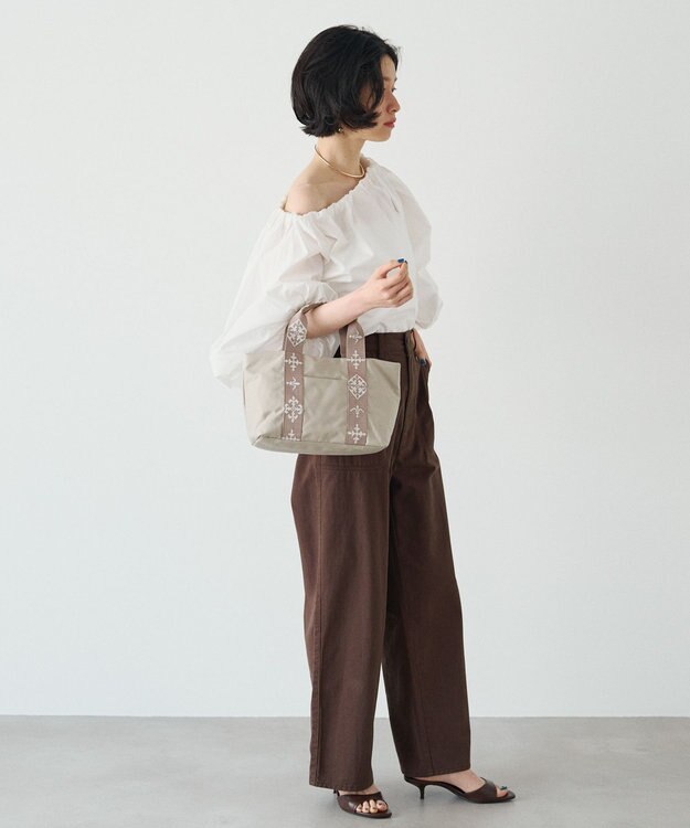 russet コーデュラナイロンデイリートートバッグ(CE-1743-WEB) L.Greige