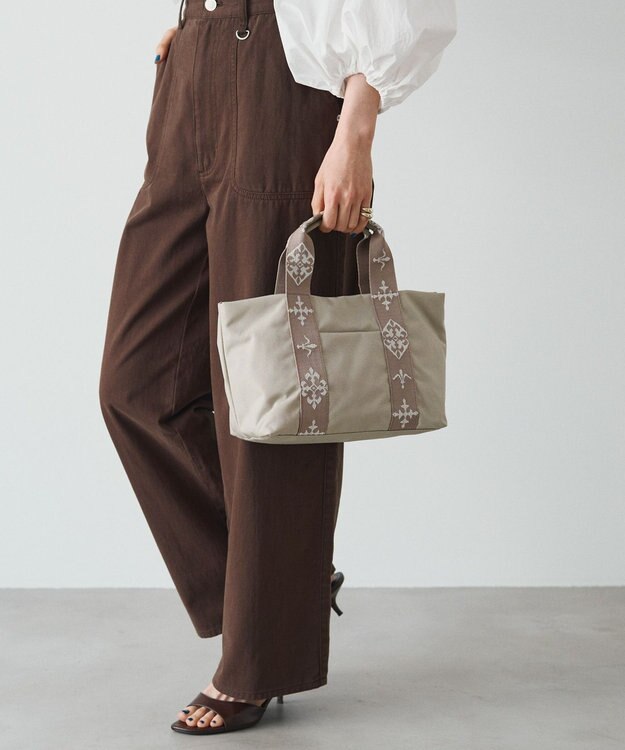 russet コーデュラナイロンデイリートートバッグ(CE-1743-WEB) L.Greige