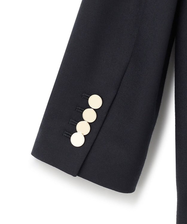 23区 S ウーステッドウールツイル 紺ブレ ジャケット ネイビー系