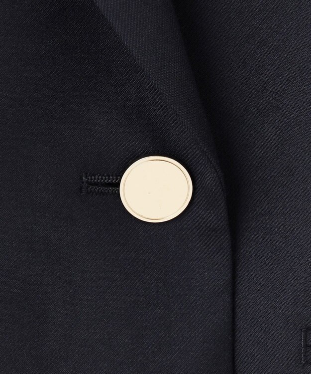 23区 L ウーステッドウールツイル 紺ブレ ジャケット ネイビー系