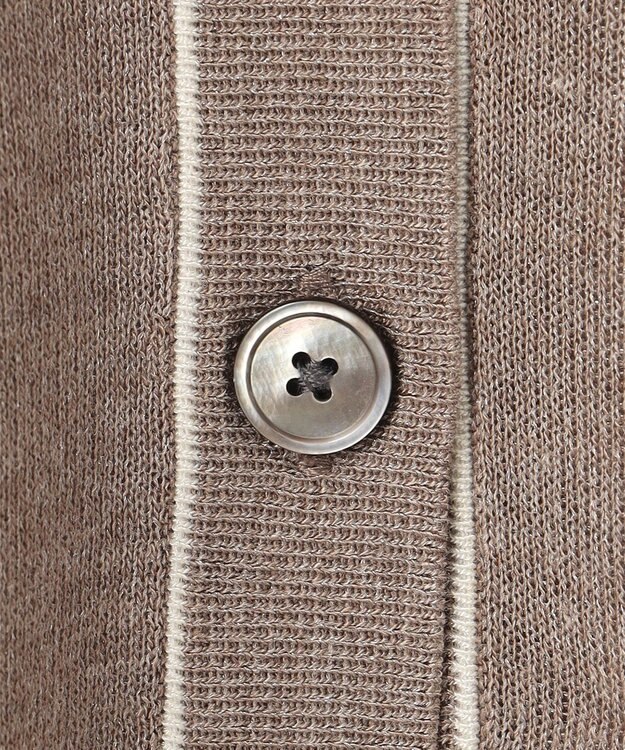 J.PRESS LADIES 【WEB限定カラーあり・洗える】Vis/Peスパーク ニット カーディガン モカ系