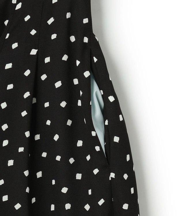 TOCCA 【八木アリサさん着用】【消臭】PROMISE RIBBON ROSETTE ドット柄ドレス ブラック系5