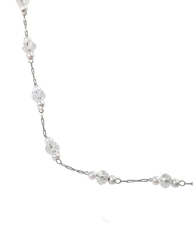 earth music&ecology プチビーズＭＩＸネックレス Silver