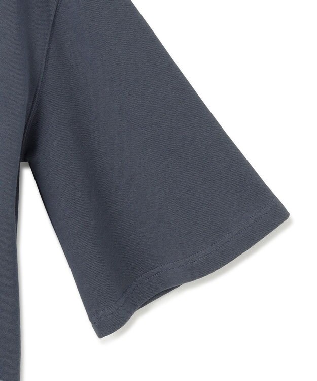 23区 S 【洗える】ライトコットンテリー ワイドスリーブ ロゴ カットソー ダルブルー系