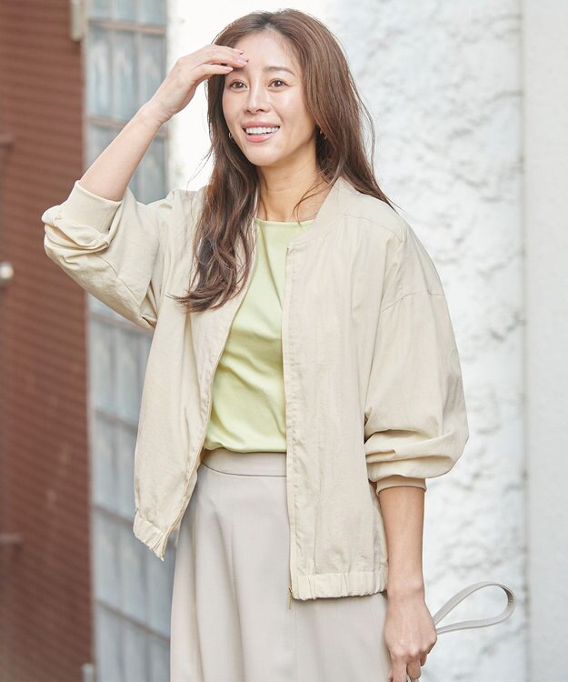 ANY 【洗濯機可能】ＭＡー１ブルゾン サンドベージュ