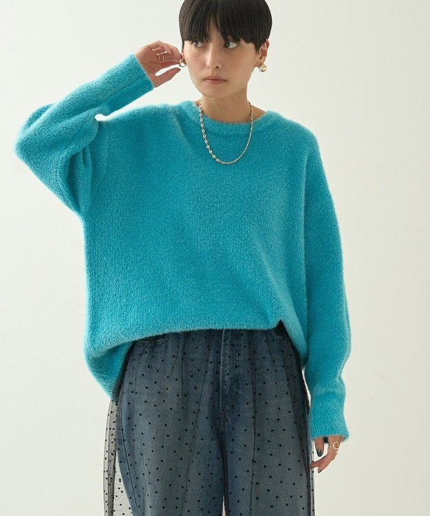 AMERICAN HOLIC フェアリーニットプルオーバー Turquoise Blue