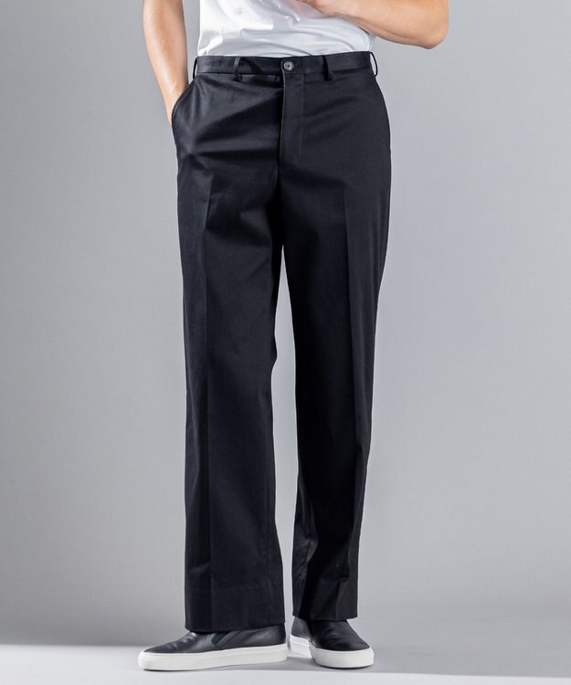 JOSEPH HOMME スムースサテンストレッチ / HARRY ブラック系