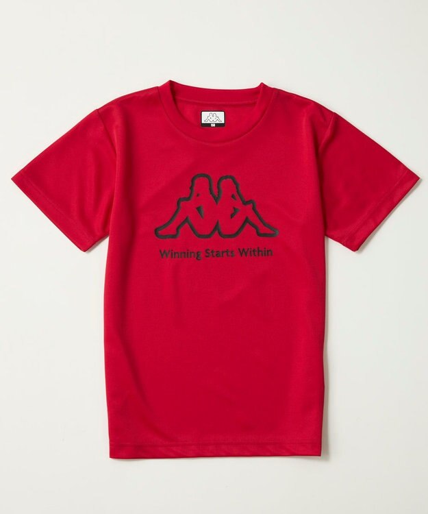 OP／FILA 【Kappa】ブランドロゴTシャツ レッド