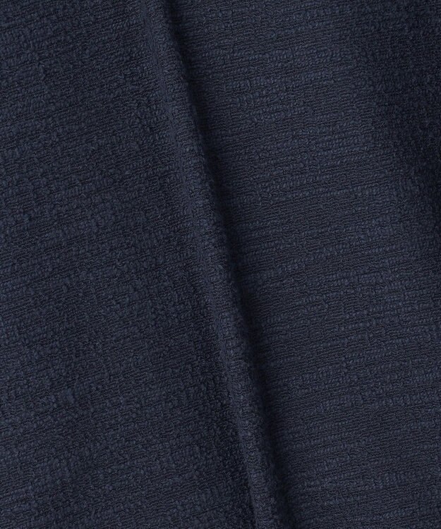 ICB 【WEB限定・洗える】 ツイードインレイ ブルゾン ネイビーブルー系