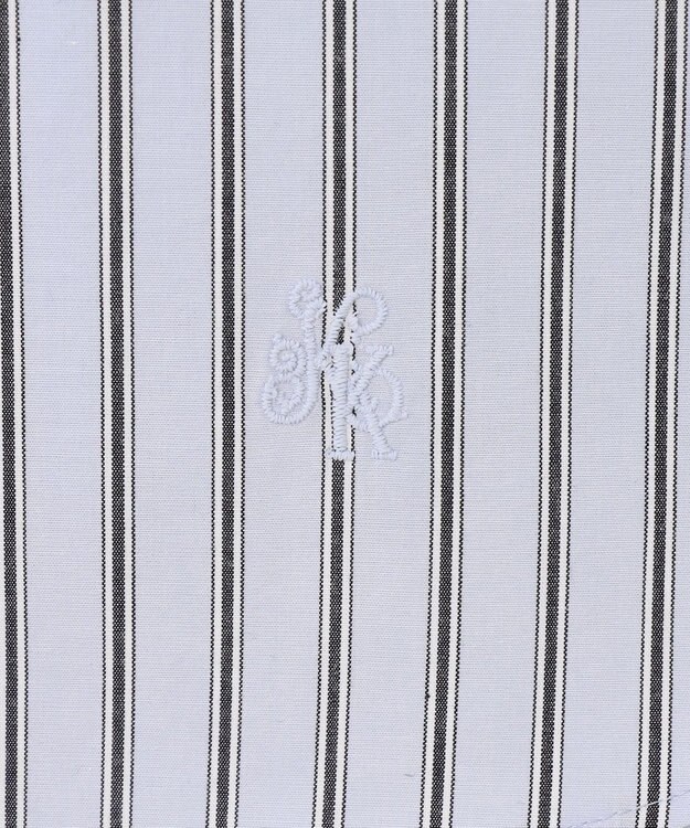 組曲 コットンシャーティング ベーシックシャツ サックスブルー系1