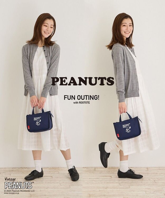 ROOTOTE 8605【スヌーピー:簡易保冷】IP.サーモキーパー.デリ.ピーナッツ-9B 01：エプロン