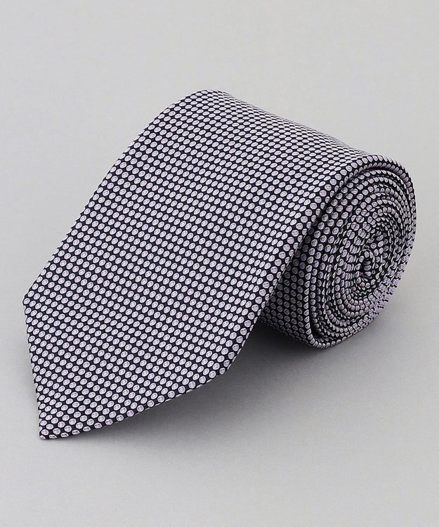 GOTAIRIKU 【日本製】西陣ネクタイ_マイクロ小紋柄 パープル系8