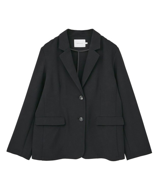 AMERICAN HOLIC 【イージーケア】テーラードジャケット Black