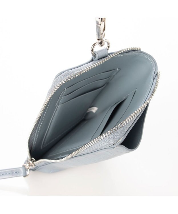 LA BAGAGERIE 【MONICA】トライアングルマルチショルダーバッグ ブルー