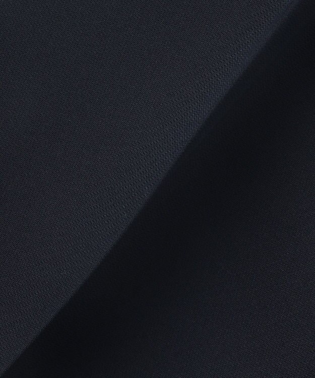 uncrave 【防しわ・洗濯機洗い可】ウォッシャブル ダブルクロス ワイドパンツ（uncrave STANDARD） ネイビー