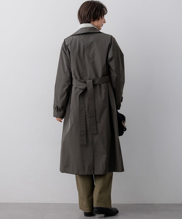 23区 【先行予約】LIMONTAハイカウントメモリータフタ ライナー付き アウター グレー系