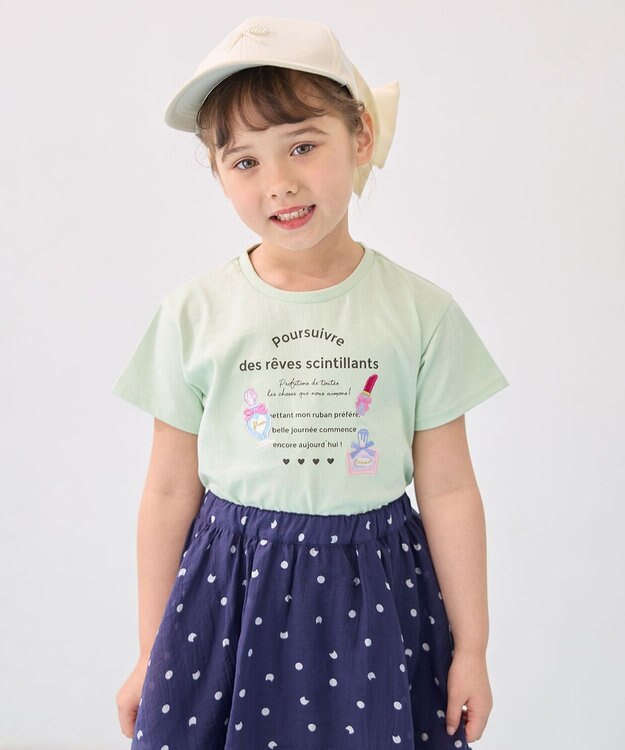 ANY KIDS ひんやりクール ロゴTシャツ ミント