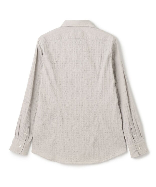 JOSEPH HOMME トリックジャガード　レギュラーカラーシャツ アイボリー系