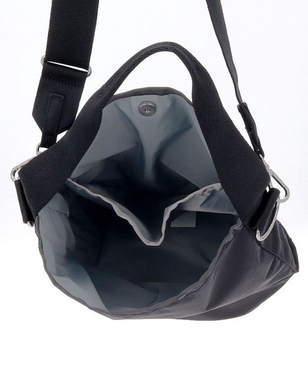 LeSportsac CONVERTIBLE BUCKET BAG/リサイクルドブラックJP リサイクルドブラックJP