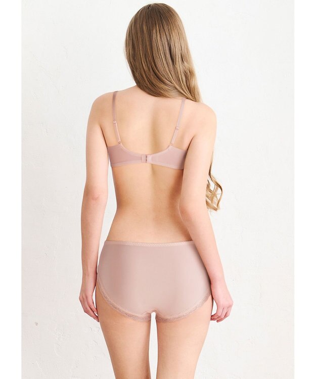 WACOAL ブラジャー 【夏めくブラ】 メッシュ素材(カップ) さらり爽快 バストメイク機能 夏 夏ブラ レディース BXB475 /ワコール カカオ