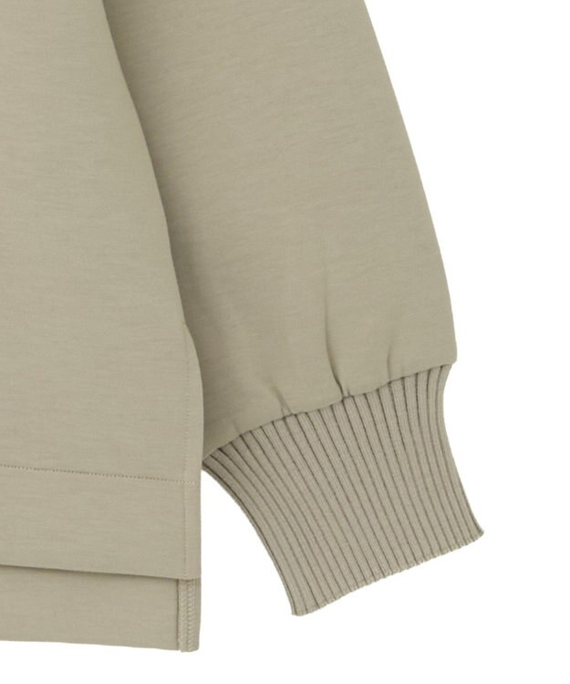 AMERICAN HOLIC ハイネックリブポンチプルオーバー Gray Beige