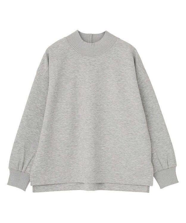 AMERICAN HOLIC ハイネックリブポンチプルオーバー Gray Mixture