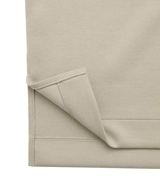 AMERICAN HOLIC ハイネックリブポンチプルオーバー Gray Beige