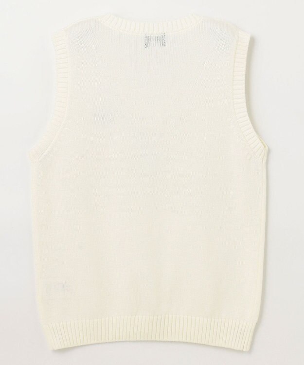 J.PRESS KIDS 【140-170cm】ロゴ入りニット ベスト オフホワイト系