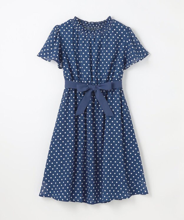 組曲 KIDS 【150-160㎝】アメリドット ワンピース コバルトブルー