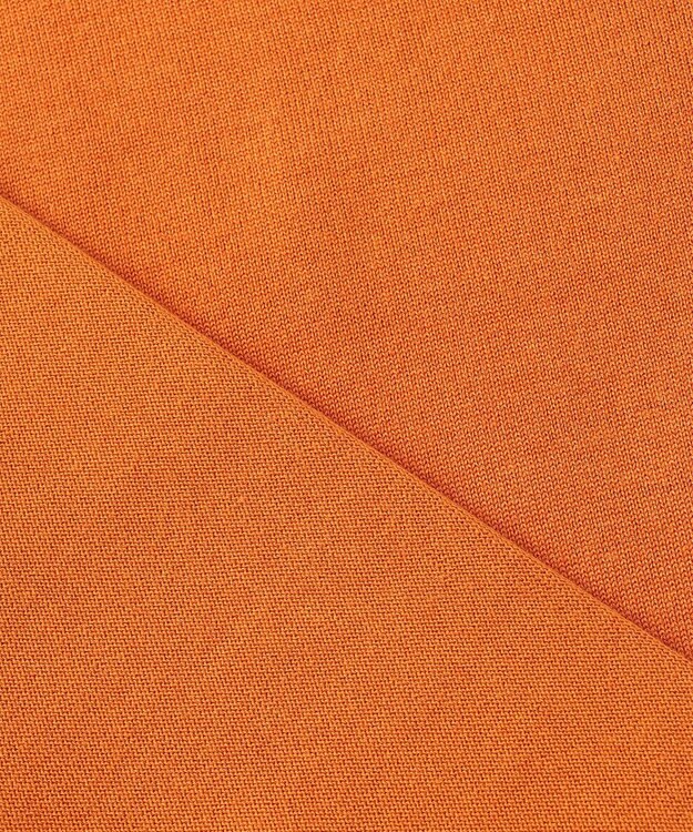 自由区 【アンサンブル対応・洗える】ウールシルク カーディガン ビタミンオレンジ