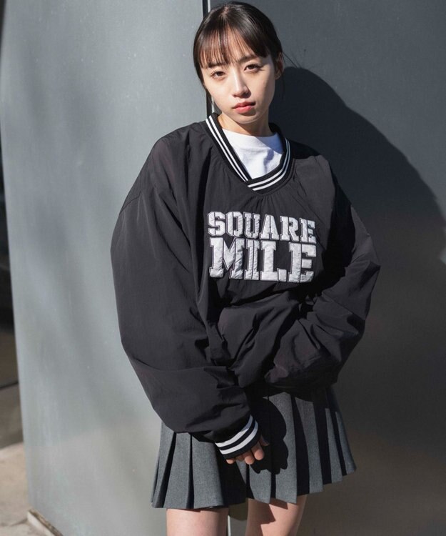 WEGO ナイロンプルオーバー ブラック