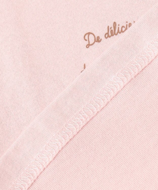 ANY KIDS 【チェリーベリーシリーズ】フルーツジャム 長袖 Tシャツ ピンク×チェリージャム