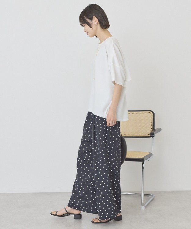AMERICAN HOLIC 【先行予約】【WEB限定】バックフリル半袖プルオーバー Off White