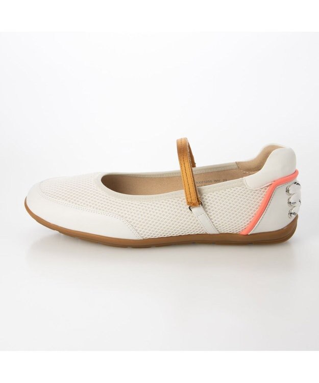 MODE ET JACOMO <MODE ET JACOMO>ストラップバレエスニーカー ホワイト