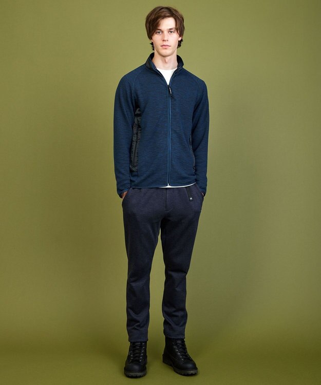 JOSEPH ABBOUD MOUNTAIN 【ライナードッキング対応】メランジシップ　アウター ネイビー系