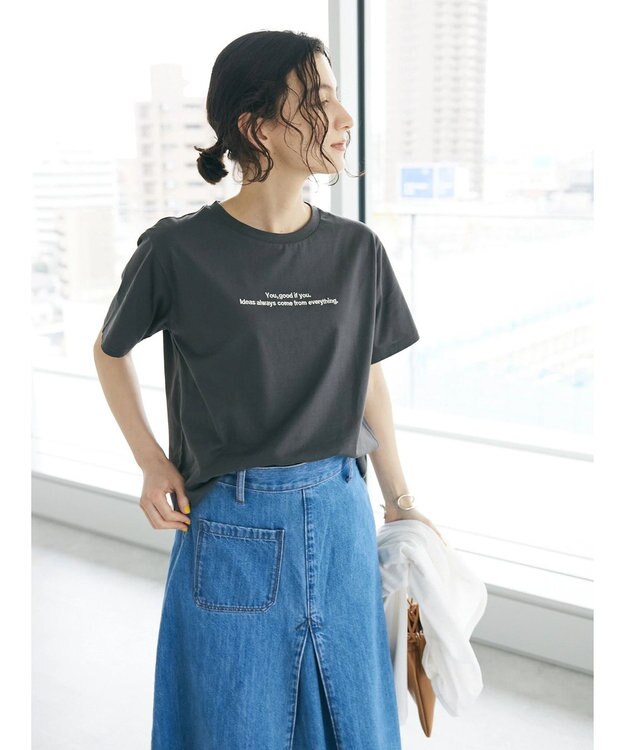 CRAFT STANDARD BOUTIQUE UVカット / You good if you TEE Charcoal Gray