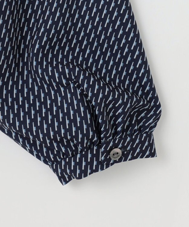 J.PRESS LADIES 幾何プリント モックネック カットソー ネイビー系5