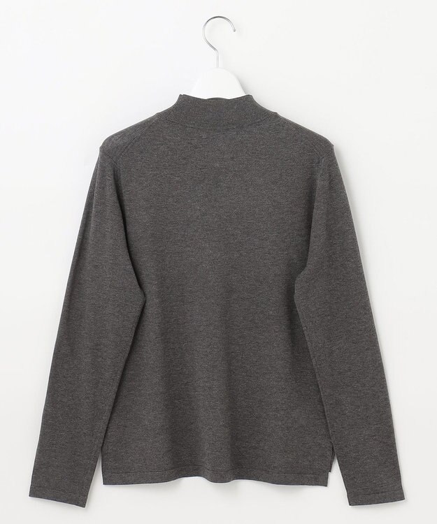 J.PRESS LADIES 【洗える】PRINCE ハイネック ニット グレー系