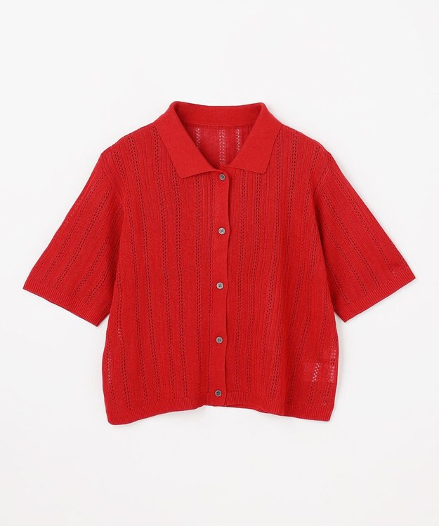 ANY レーシーポロカーデ レッド