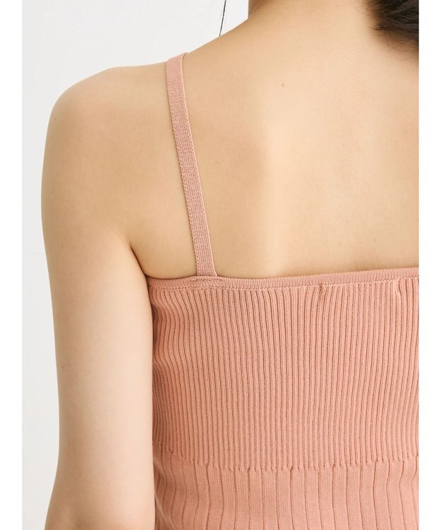 Green Parks ・swing by SET2点ニットカーデ&ニットキャミ Orange