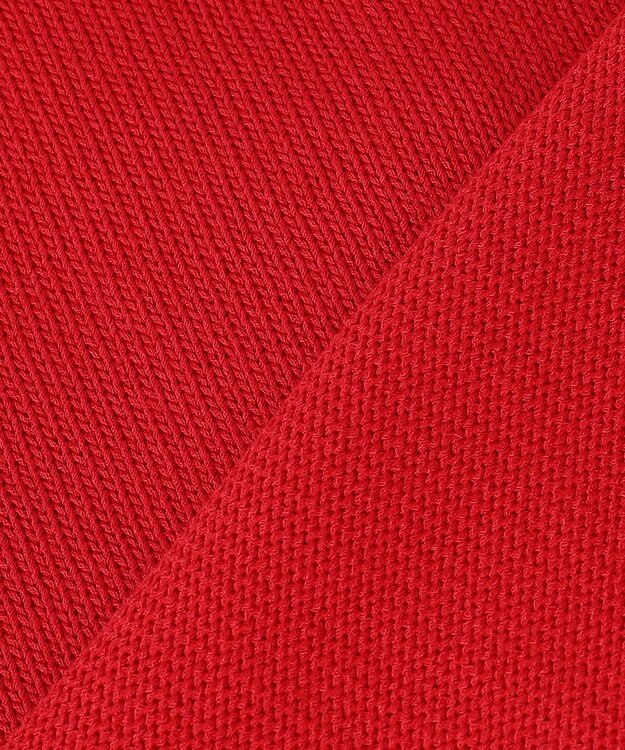 BEIGE， HELIODOR / マリンボタンクロップドカーディガン Red