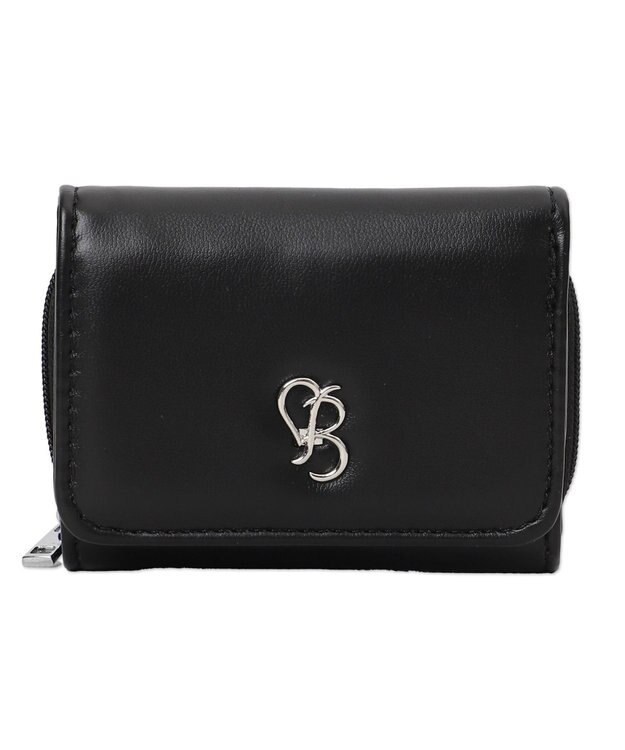 WEGO イニシャルパーツミニウォレット ブラック