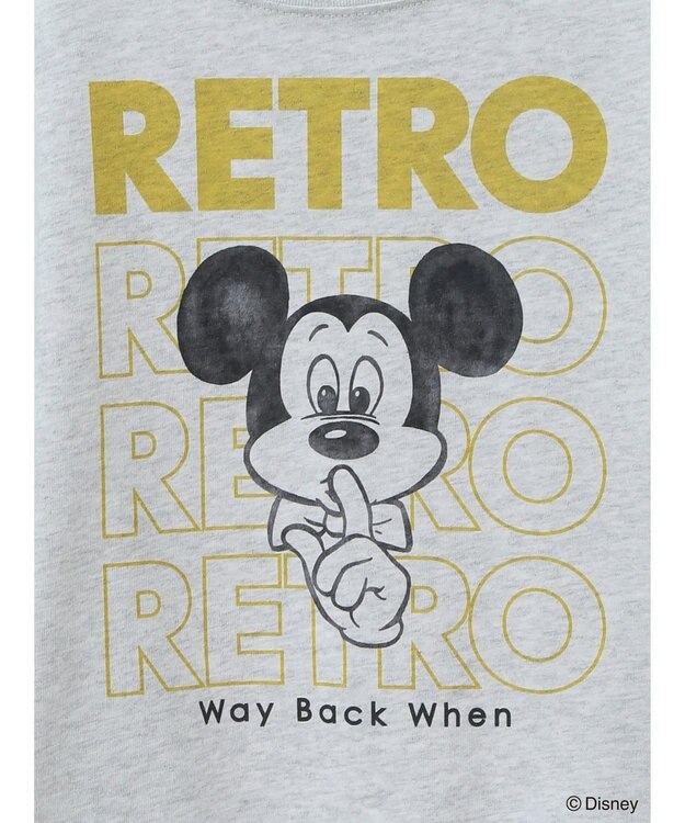 Green Parks ミッキーフレンド／袖フリルショート丈ＴＥＥ Oatmeal