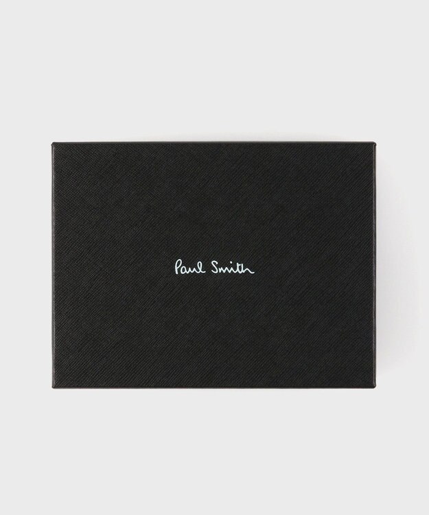 Paul Smith ストライプコーナー 2つ折り財布 ブラウン