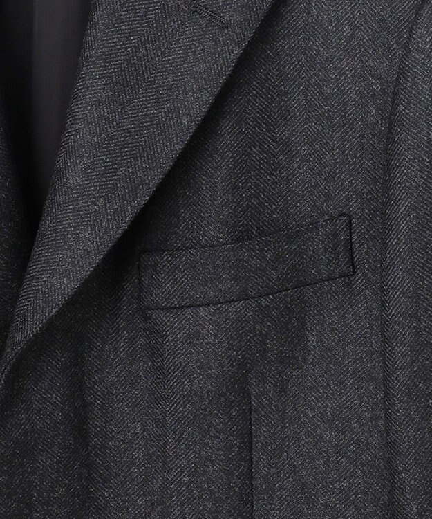 J.PRESS MEN 【CUBA BEACHフランネル】チェスターコート グレー系8