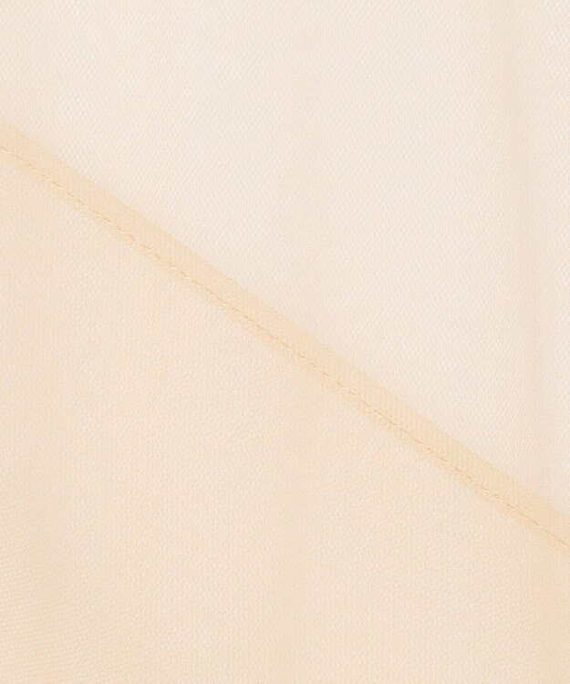 BEIGE， 【洗える・Oggi 6月号掲載】SILENE / オーバーサイズチュールブラウス Beige