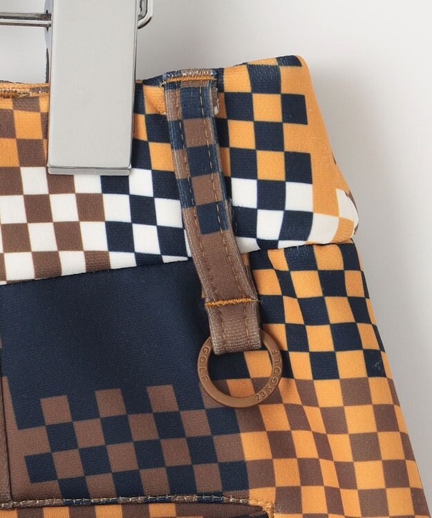 23区GOLF 【WOMEN】チェッカープリント スカート イエロー系3