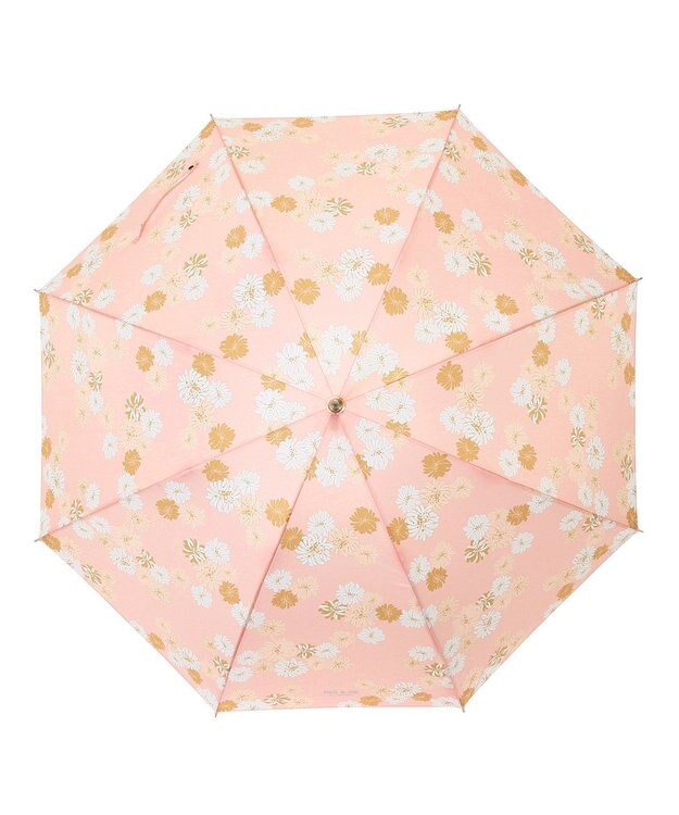 MOONBAT PAUL&JOE ACCESSOIRES(ポール＆ジョー アクセソワ) 長傘 総柄クリザンテーム コーラル